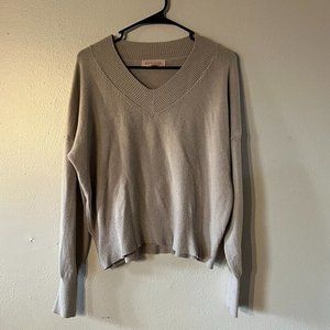 Philosophy V-Neck Sweater | Size L